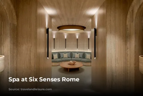 Spa at Six Senses Rome