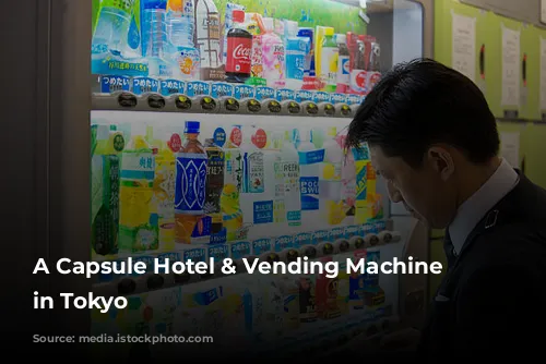 A Capsule Hotel & Vending Machine Adventure in Tokyo