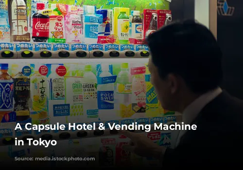 A Capsule Hotel & Vending Machine Adventure in Tokyo