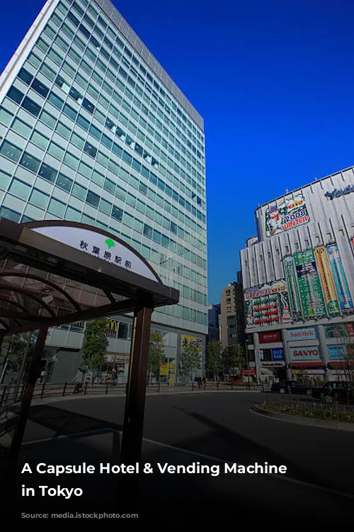 A Capsule Hotel & Vending Machine Adventure in Tokyo