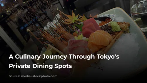 A Culinary Journey Through Tokyo's Stylish Private Dining Spots