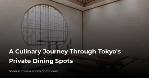 A Culinary Journey Through Tokyo's Stylish Private Dining Spots