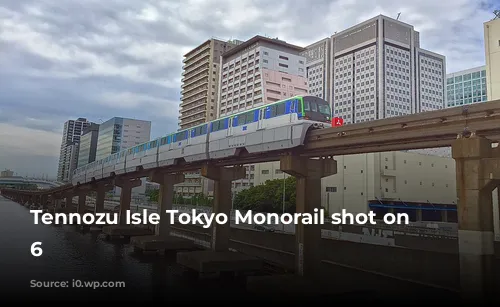 Tennozu Isle Tokyo Monorail shot on iPhone 6