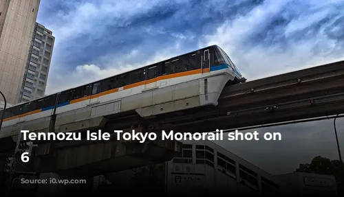 Tennozu Isle Tokyo Monorail shot on iPhone 6