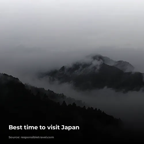 Best time to visit Japan