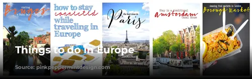 Things to do in Europe