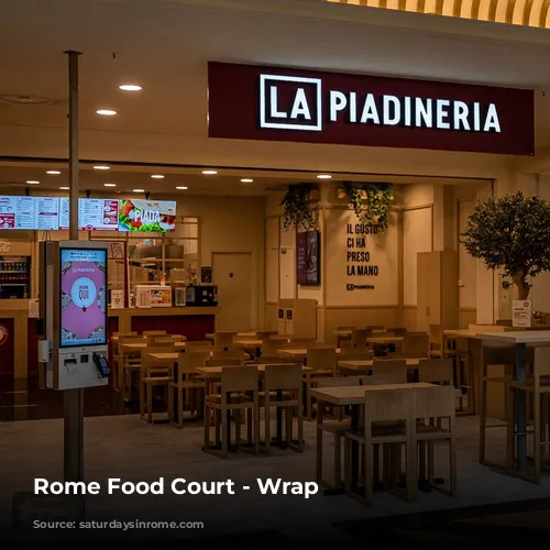 Rome Food Court - Wrap