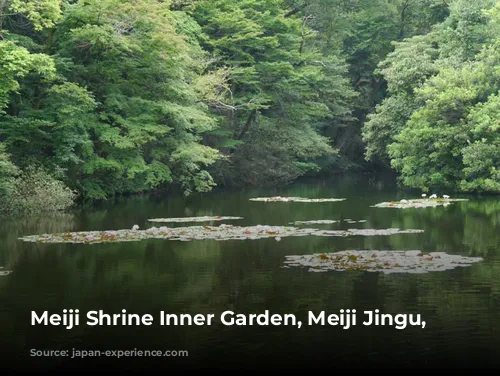 Meiji Shrine Inner Garden, Meiji Jingu, Tokyo.