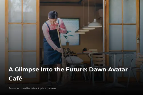 A Glimpse Into the Future: Dawn Avatar Robot Café