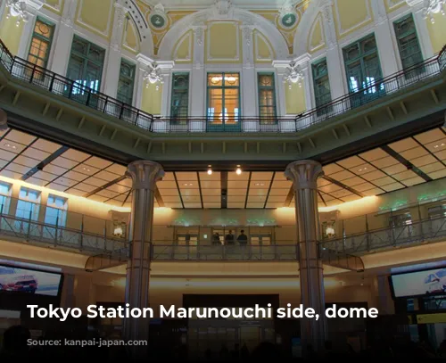 Tokyo Station Marunouchi side, dome interior