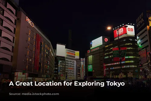 A Great Location for Exploring Tokyo