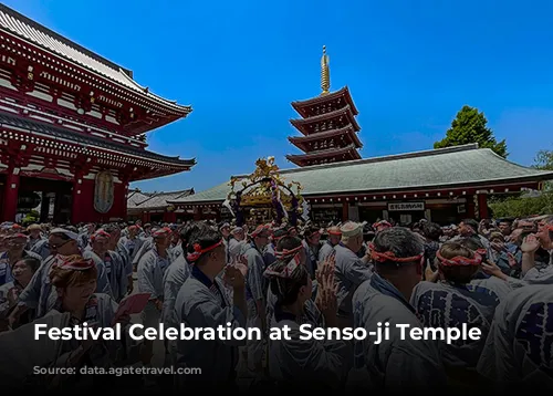 Festival Celebration at Senso-ji Temple