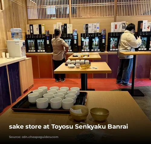 sake store at Toyosu Senkyaku Banrai