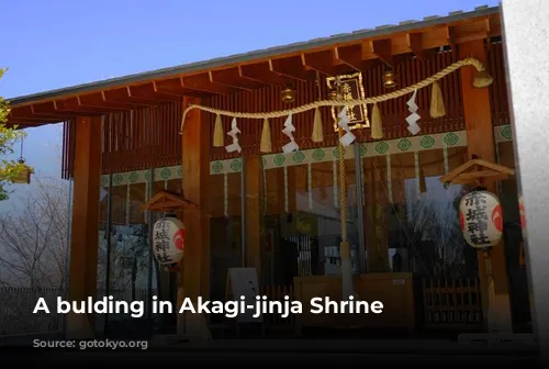 A bulding in Akagi-jinja Shrine