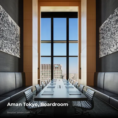 Aman Tokyo, Boardroom