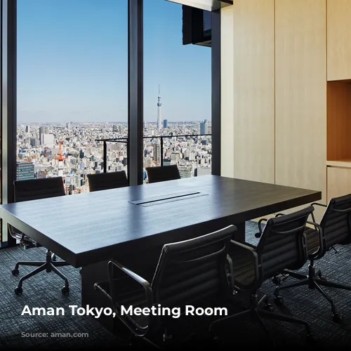 Aman Tokyo, Meeting Room