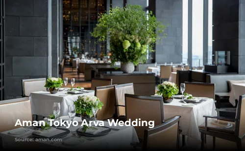 Aman Tokyo Arva Wedding