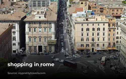 shopping in rome