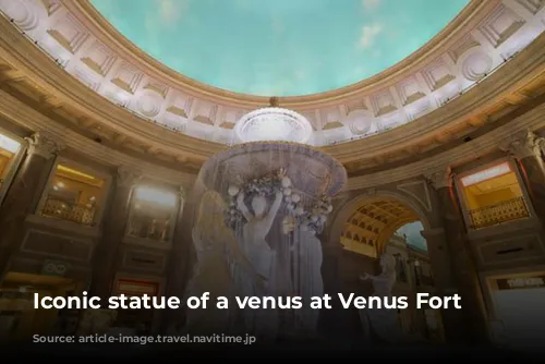 Iconic statue of a venus at Venus Fort