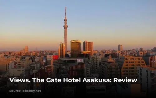 Views. The Gate Hotel Asakusa: Review