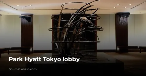 Park Hyatt Tokyo lobby