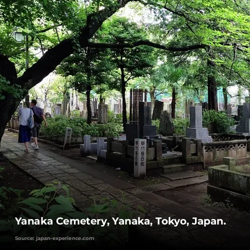 Yanaka Cemetery, Yanaka, Tokyo, Japan.