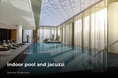 indoor pool and jacuzzi