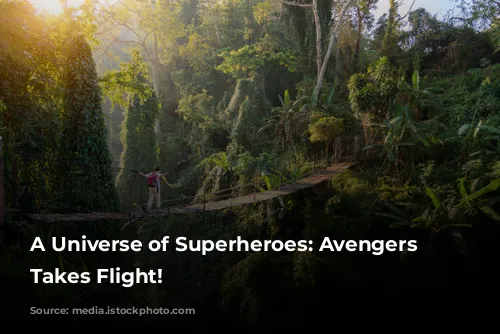 A Universe of Superheroes:  Avengers Campus Takes Flight!