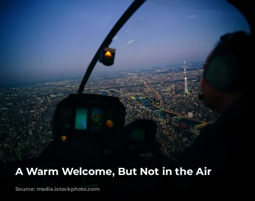 A Warm Welcome, But Not in the Air