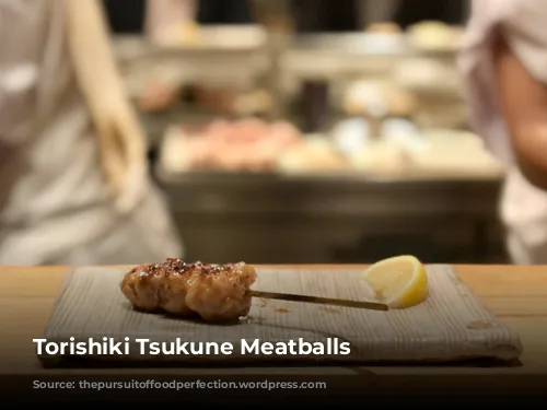 Torishiki Tsukune Meatballs