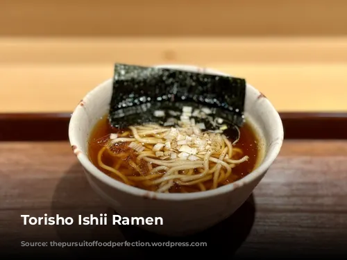 Torisho Ishii Ramen