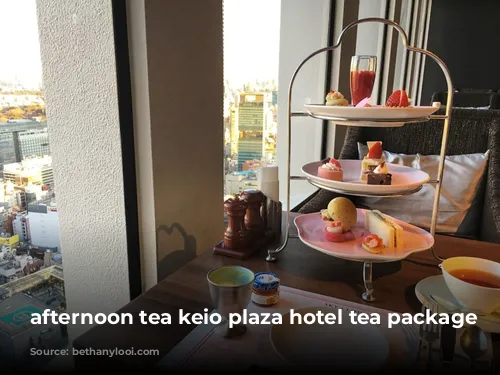 afternoon tea keio plaza hotel tea package