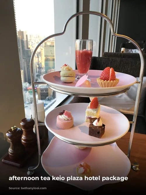 afternoon tea keio plaza hotel package