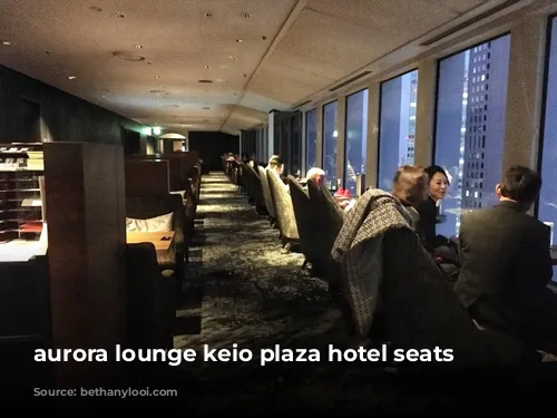 aurora lounge keio plaza hotel seats