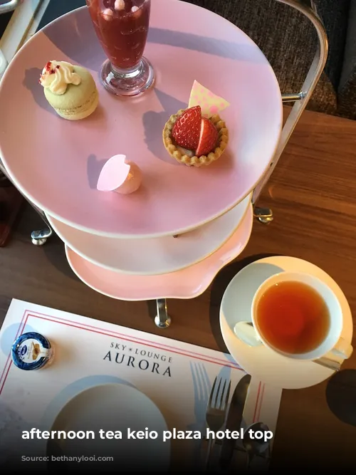 afternoon tea keio plaza hotel top