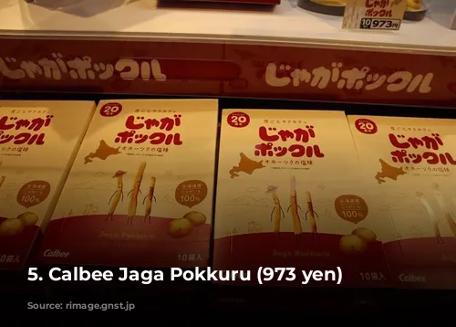 5. Calbee Jaga Pokkuru (973 yen)