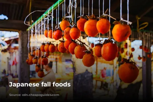 Japanese fall foods