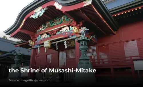 the Shrine of Musashi-Mitake