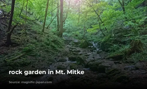 rock garden in Mt. Mitke