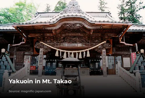 Yakuoin in Mt. Takao