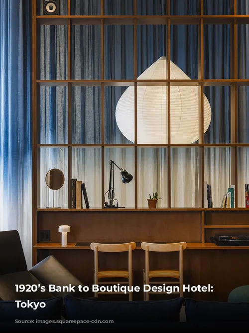 1920’s Bank to Boutique Design Hotel: K5 Tokyo