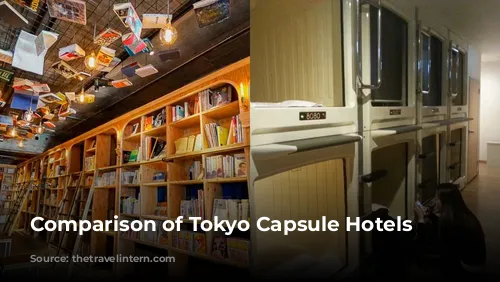 Comparison of Tokyo Capsule Hotels