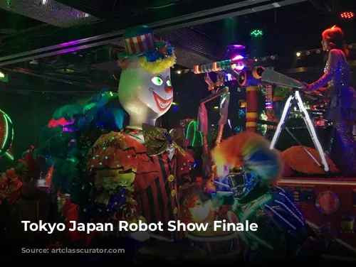 Tokyo Japan Robot Show Finale