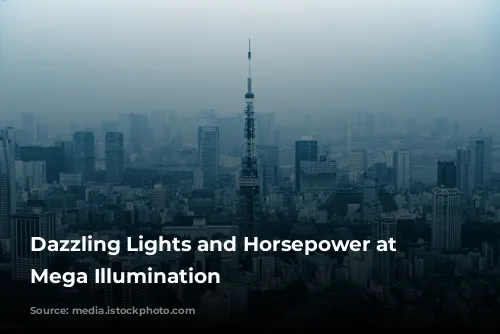 Dazzling Lights and Horsepower at Tokyo Mega Illumination