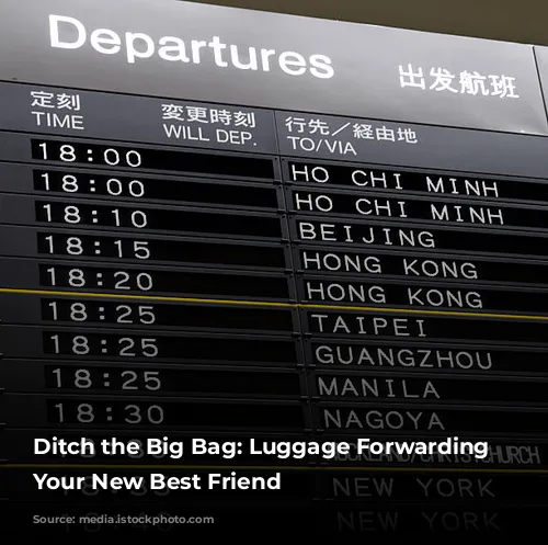 Ditch the Big Bag: Luggage Forwarding is Your New Best Friend