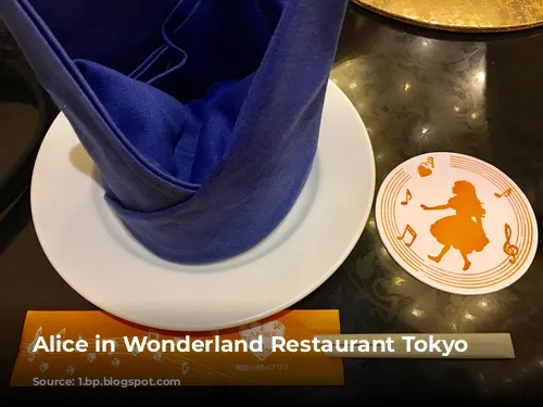 Alice in Wonderland Restaurant Tokyo Japan 