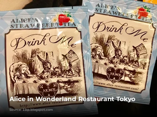 Alice in Wonderland Restaurant Tokyo Japan 