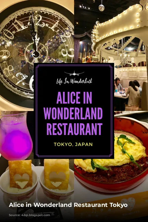 Alice in Wonderland Restaurant Tokyo Japan 