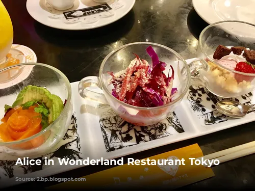 Alice in Wonderland Restaurant Tokyo Japan 