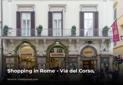 Shopping in Rome - Via del Corso, Rome